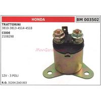 Relais solénoïde tracteur de pelouse HONDA 3810 3813 4514 4518 code 2108298 003502