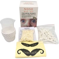 Kit d'épilation du nez à la cire, kit d'épilation à la cire, pince à épiler pour le nez