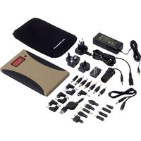 Power Traveller Powergorilla Tactical Powerbank 24000 mAh LiPo USB-A Sand Outdoor, Statusanzeige