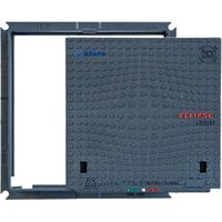 CHIUSINO IN GHISA CLASSE D400 ECLIPSE - 50 x 50 - Kg 30