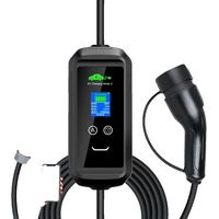 Chargeur EV Portable, Réglage de Courant 16A, Sortie de Puissance 11KW, F2-T2-11KW-APP-7M, TYPE 2
