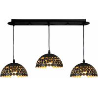 Suspension LISA NOIRE 3xE27