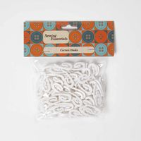 HOMESCAPES Crochets pour rideaux, Lot de 150