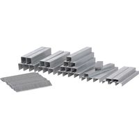 Vonroc – Agrafes pour agrafeuse électrique 4000 pcs – Longueur 6 à 15 mm – Pour fixation de tissus, carton et plastiques