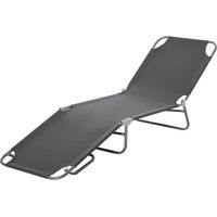 sun lounger easycomfort sun lounger pliable tissu oxford
