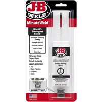J-B Weld 50101UK MinuteWeld Epoxy Syringe 25ml JBW50101UK