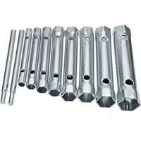 AIPERQ Lot de 10 Clés Tubulaires 6 à 22 mm, Clés à Tubes, Clés à Bougie pour Visser la Bougie, Démontage/Montage de Robinetterie et Mitigeurs, Dévisser des Boulons Inaccessibles
