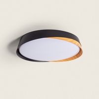 LED Deckenleuchte 28W Rund Ø420 mm CCT Wählbar Nil Schwarz