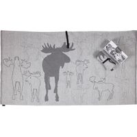 Jokipiin Kaiku Roll Towel Saunahandtuch 80 x 145 cm Rollhandtuch white/gray