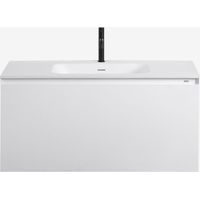 Ensemble de meubles de salle de bain en bois Macrae avec lavabo intégré SKLUM