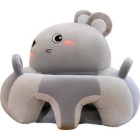 Tapis d\'éveil en peluche pour bébé - Type D - Gris