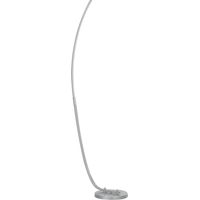 Lampadaire LED pour salon, lampadaire avec interrupteur au pied, lampadaire à intensité variable, lampadaire pour chambre, argent