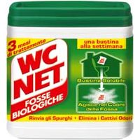 WC NET FOSSE BIOLOGICHE IN BUSTINE- - 12 bustine solubili - 2 pezzi MANITOBA