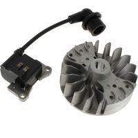 Bobine d'allumage 1E34F-2E-3 – Volant pour débroussailleuse Al-Ko – Compatible avec Bc4125ii-s, Ebv260e, Ms254b – Performance optimisée