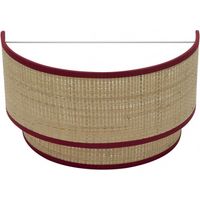 Tragen Sie Roque 1xe27 Natur/rot 17x30x15 cm auf