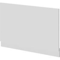 Matt White MDF 800mm End Bath Panel - 800mm -