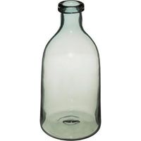 Vase Design en Verre "Green House" 29cm Gris