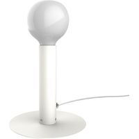 LUMICOM PURO Tavolo, 1X E27, max 42W, metallo, bianco, D.4cm H.20cm