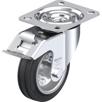 Blickle 281402 LE-VE 100R-FI Lenkrolle mit Feststeller Rad-Durchmesser: 100 mm Tragfähigkeit (max.):