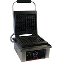 Gaufrier double professionnel 2000W – Plaques en fonte antiadhésives – Thermostat réglable 50-300°C – Pour gaufres 17,5 x 11 cm – Gt Catering