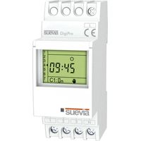 Interrupteur horaire pour rail 1 pc(s) Suevia DigiPro Tension de contact (max.): 250 V/AC Courant de commutation (max.)
