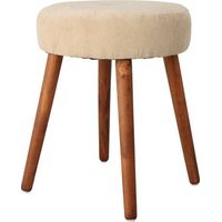TABURETE 35X45CM BEIGE