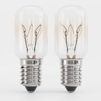 x 15W E14 Warmweiße Kühlschranklampen, auch geeignet für Nähmaschinen, Dunstabzugshauben, Salzkristalllampen und Gefrierschränke. 15W Kühlschranklampe, T22, 90 Lumen & 2700K, Kühlschranklampe