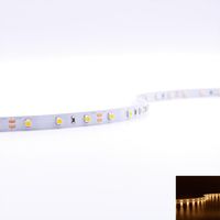 Strip 12V LED Streifen 5M 4,8W/m 60LED/m 8mm - Lichtfarbe: Warmweiß 3000K - Schutzart: IP20