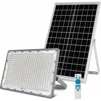 Sysled – Projecteur solaire LED blanc froid 400W – Étanche IP65 – Installation rapide sans câbles – Autonomie solaire pour espaces extérieurs