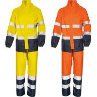 Industrial Starter Glare 01800 High Visibility Wasserdichter Anzug - XXXL - Orange