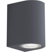 Applique Murale Extérieure CORDOVA Anthracite pour ampoule GU10 : Éclairage Sûr et Simple pour Votre Espace Extérieur