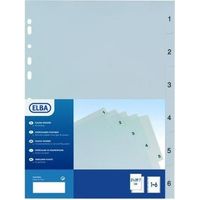Elba 400006686 intercalare Polipropilene (PP) Multicolore