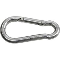 SWG 680 154 881 80 Feuerwehrkarabinerhaken Stahl 8 x 80 mm (L x B) 80 mm x 8 mm