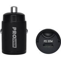 PROUSER Mini chargeur USB voiture PD2, 30 W, USB-C