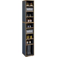 Estante de zapato de gabinete de zapatos Salia B30 183x30x33 - VCM