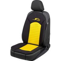 PKW Sitzauflage S-Race, Auto Sitzaufleger Universalgröße, PKW Sitzschoner Vordersitze gelb, 1 Stück
