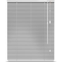 Alu Jalousie SolDecor JA2 Klemmfix, 50x130cm, Silber glänzend
