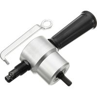 ACCESSOIRE DE COUPE DE TÔLE - CISEAUX POUR PERCEUSE / ARGENT