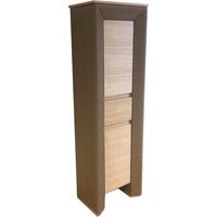 Charleston Aufbewahrungssäule in Naturfarbe – 170 cm – Badezimmer