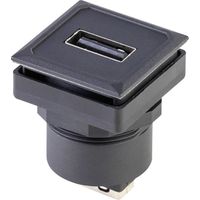 Presa da incasso USB OKTRON-JUWEL Presa verticale OKJUSBAA Presa USB tipo A su presa USB tipo A OKJUSBAA Schlegel C