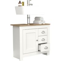 Tiroir d'armoire de salle de bains en bois Balusa L 58x65x30 - VCM
