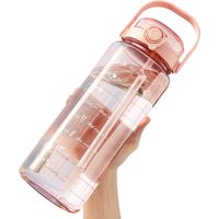 Gourde Sportive - Gourde Motivationale - Gourde d'eau Sport avec Deux ouvertures de boisson