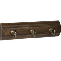 APPENDITUTTO ADESIVO LEGNO NOCE 3 posti - pz. 1