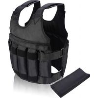 Veste lestée 50 kg pour hommes et femmes, Veste d'entraînement musculation, Veste poids lourd fitness