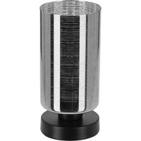Lampe à poser Candellux COX 41-53893 noire chrome verre