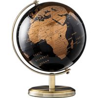 Home Decoration Accessories Globe Desktop Decor Luxury Golden Living Room Decorative Sculpture Geographic Education