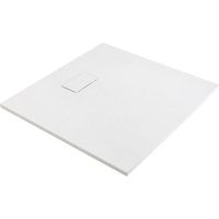Weiße Duschtasse 80x80 Gaïa