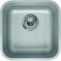 Elleci Space 400 R50 fregadero de acero inoxidable dimensiones 43,6 x 43,6 cm