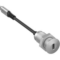 Vivolink PROUSBCMF 0,3 m USB-C 3.2 Gen 2 Kabel 0,3 m Grau