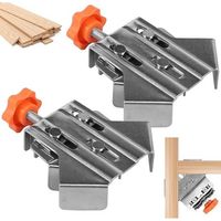 Pince à angle droit Pince d'angle à angle droit de 90 degrés avec mâchoire pivotante réglable en acier inoxydable pour le travail du bois, outils en bois pour charpentier, soudage, encadrement